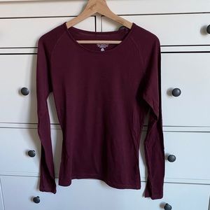 NWOT Seg‘ments washable wool base layer top